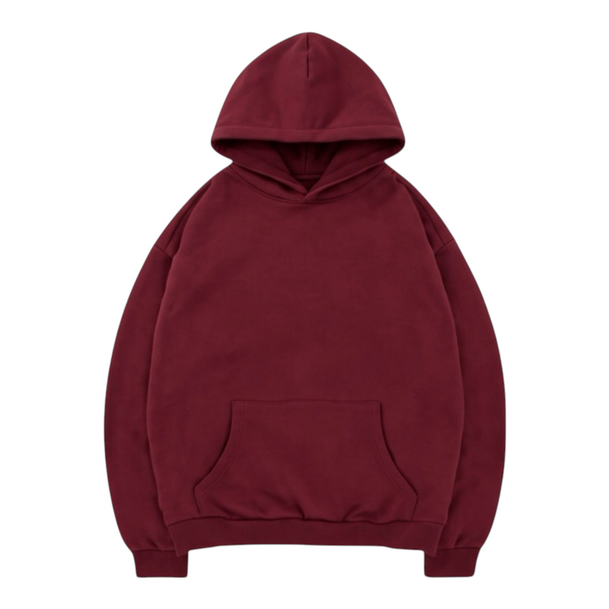 BASIC HOODIE (BURGUNDY)