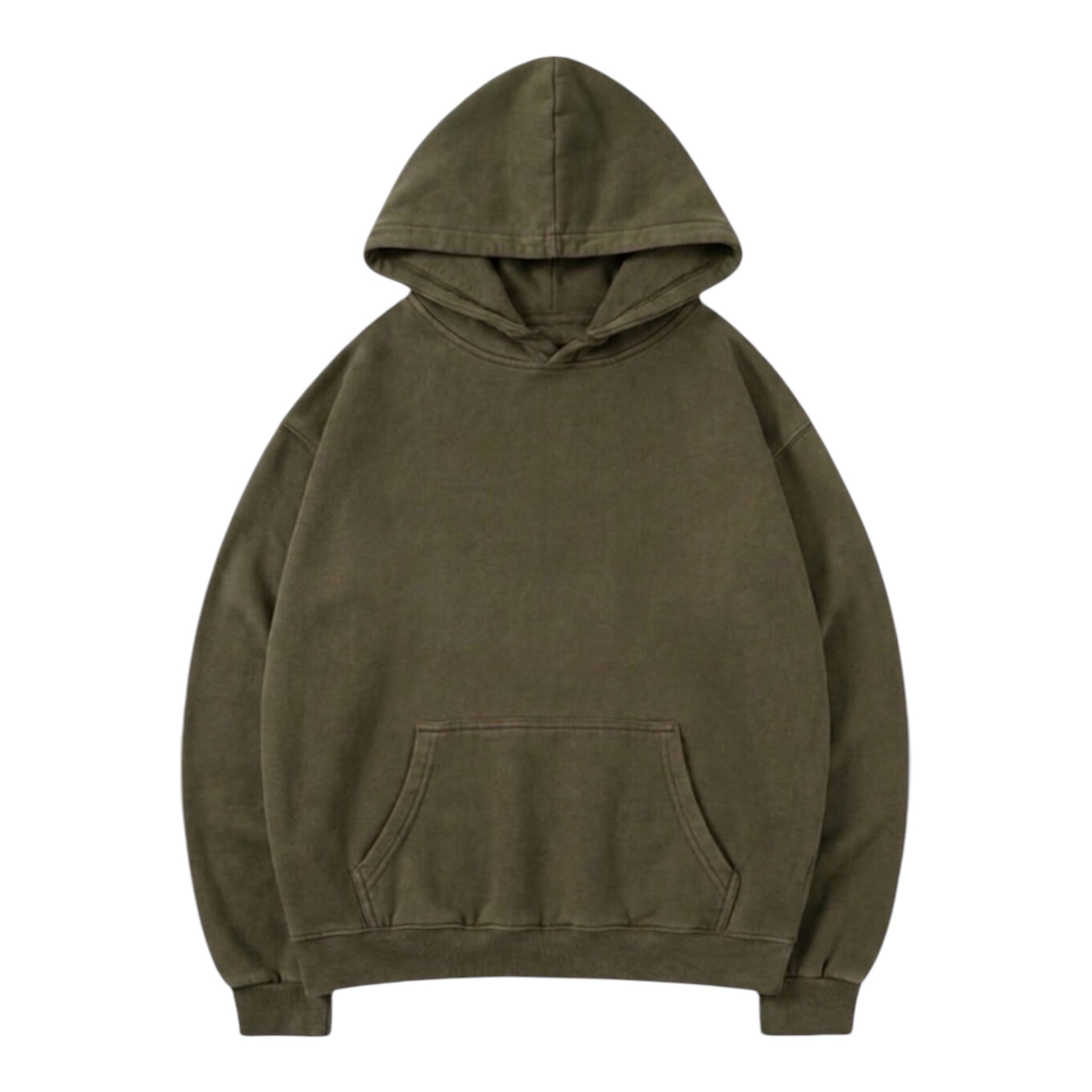 WASHED BOXY HOODIE (MATCHA)