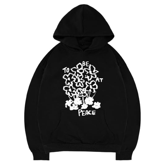 PEACE HOODIE (BLACK)